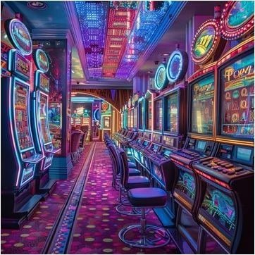 Tampilan Game Library dengan kategori permainan di cerita judi
